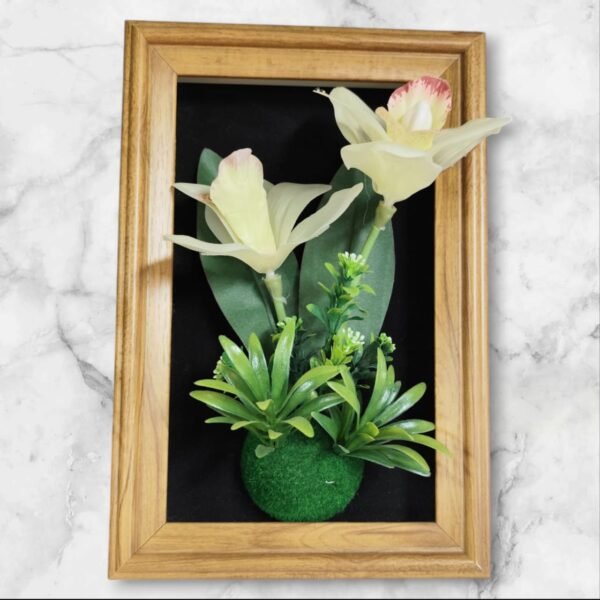 LY-76826 Cuadro Flores Blancas