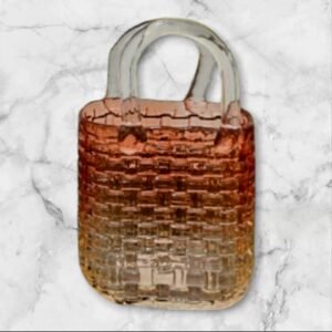 FI40723  Florero Vidrio Bolso Sandia