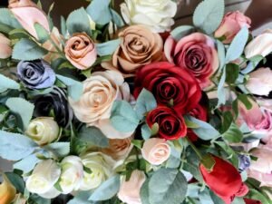 D965 Ramo de Rosas Artificiales Realistas