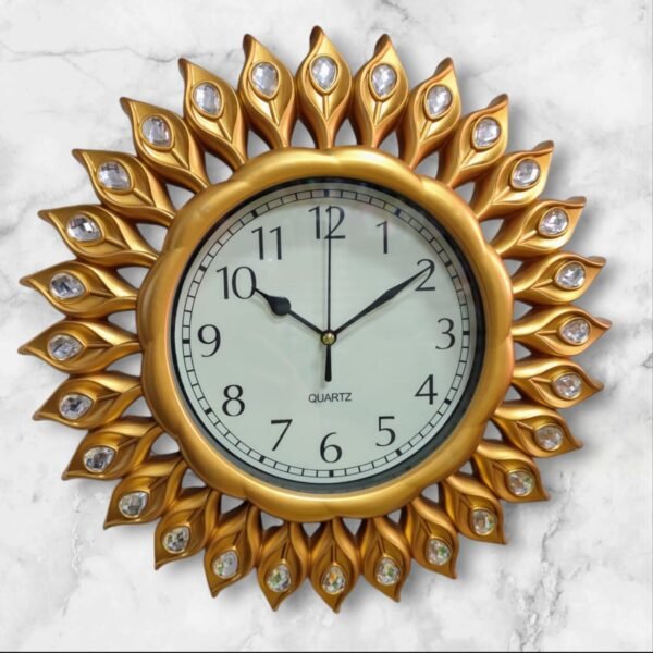 WhatsApp Image 2025-03-25 at 11.55.55 0113-25 Set de Reloj y Espejos Dorados con Apliques de Cristales