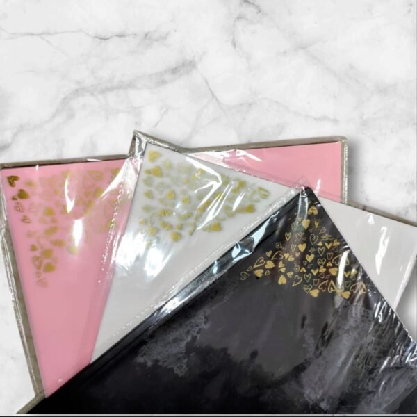 B1205 Papel Coreano Punta Corazones