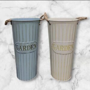 LH-007-XL Porta Macetero / Florero Alto Metal "Garden"