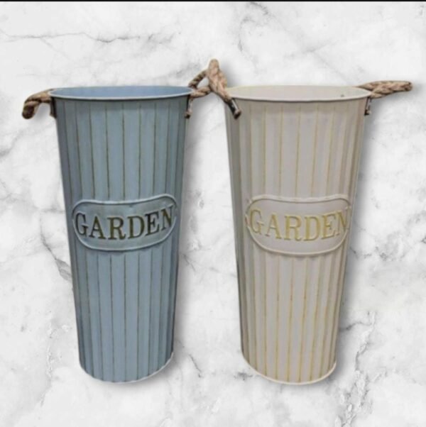 LH-007-XL Porta Macetero / Florero Alto Metal "Garden"