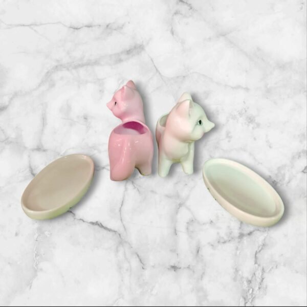 XN0002 Maceta de Zorrito en Cerámica con Plato