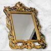 A1036 Espejo Rectangular Dorado Clasico