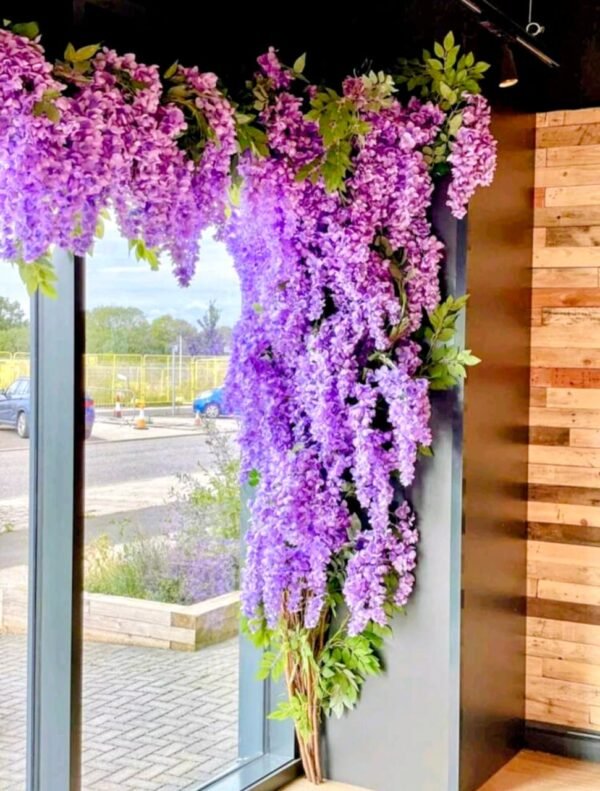 BF0316 Ramo De Glicina con 5 Ramas