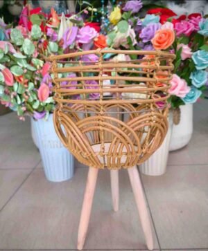 BF0731 Port Maceta Entramado Café Clarito