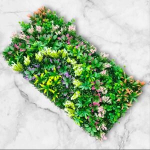 FB0212 Palmeta Mural Flores y Hojas Coloridas de 50 x 100 Cms.