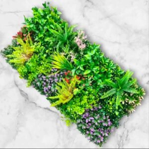 FB0211 Palmeta Mural Flores y Helechos Coloridos de 50 x 100 Cms.