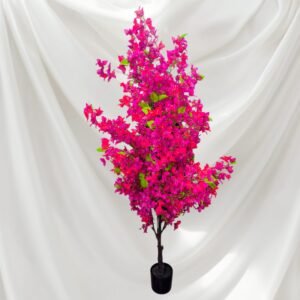 2106-6 Árbol de Bugambilias Bicolor en Tono Rojo y Fucsia 170 Cms