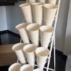 EX-1 Exhibidor Vertical de Flores con 15 Macetas
